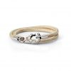White rope bracelet with diamonds Baraka jewellery Safijen Pfaeffikon SZ